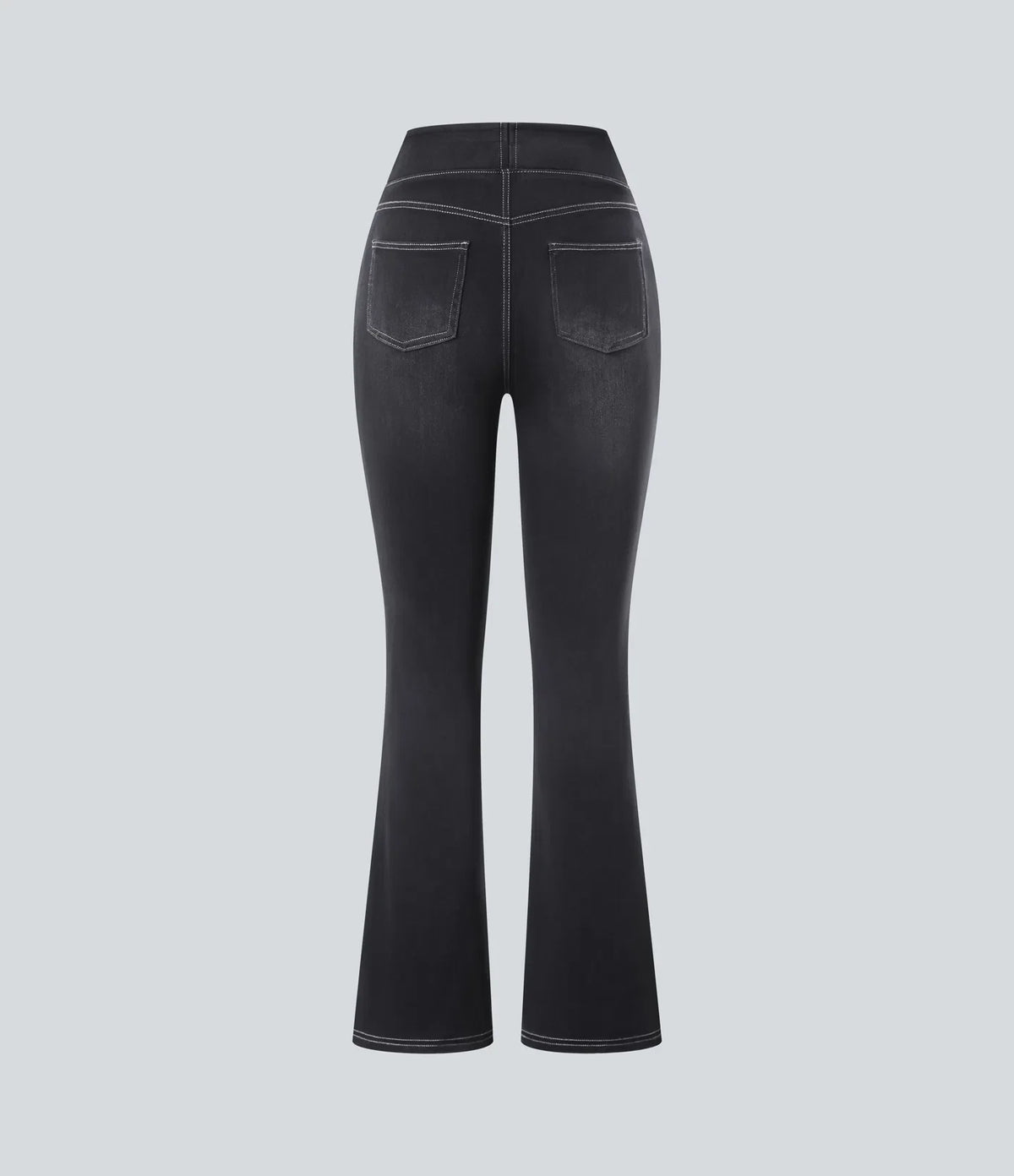 High-Waisted Stretch Bootcut Jeans
