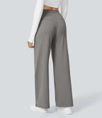 Elegant Stretch Trousers with Pockets