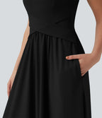 Flowy Maxi Dress with Pockets