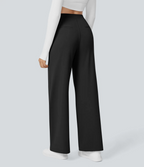 Elegant Stretch Trousers with Pockets