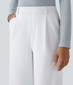 Elegant Stretch Trousers with Pockets