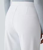Elegant Stretch Trousers with Pockets