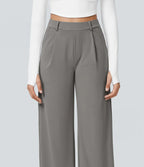 Elegant Stretch Trousers with Pockets