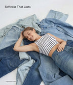 High-Waisted Stretch Bootcut Jeans