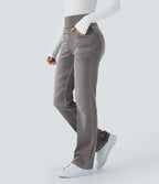 High-Waisted Stretch Bootcut Jeans