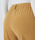 Straight-Leg Corduroy Trousers with Pockets