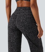 High-Waisted Leopard-Print Joggers – Shadow Leopard