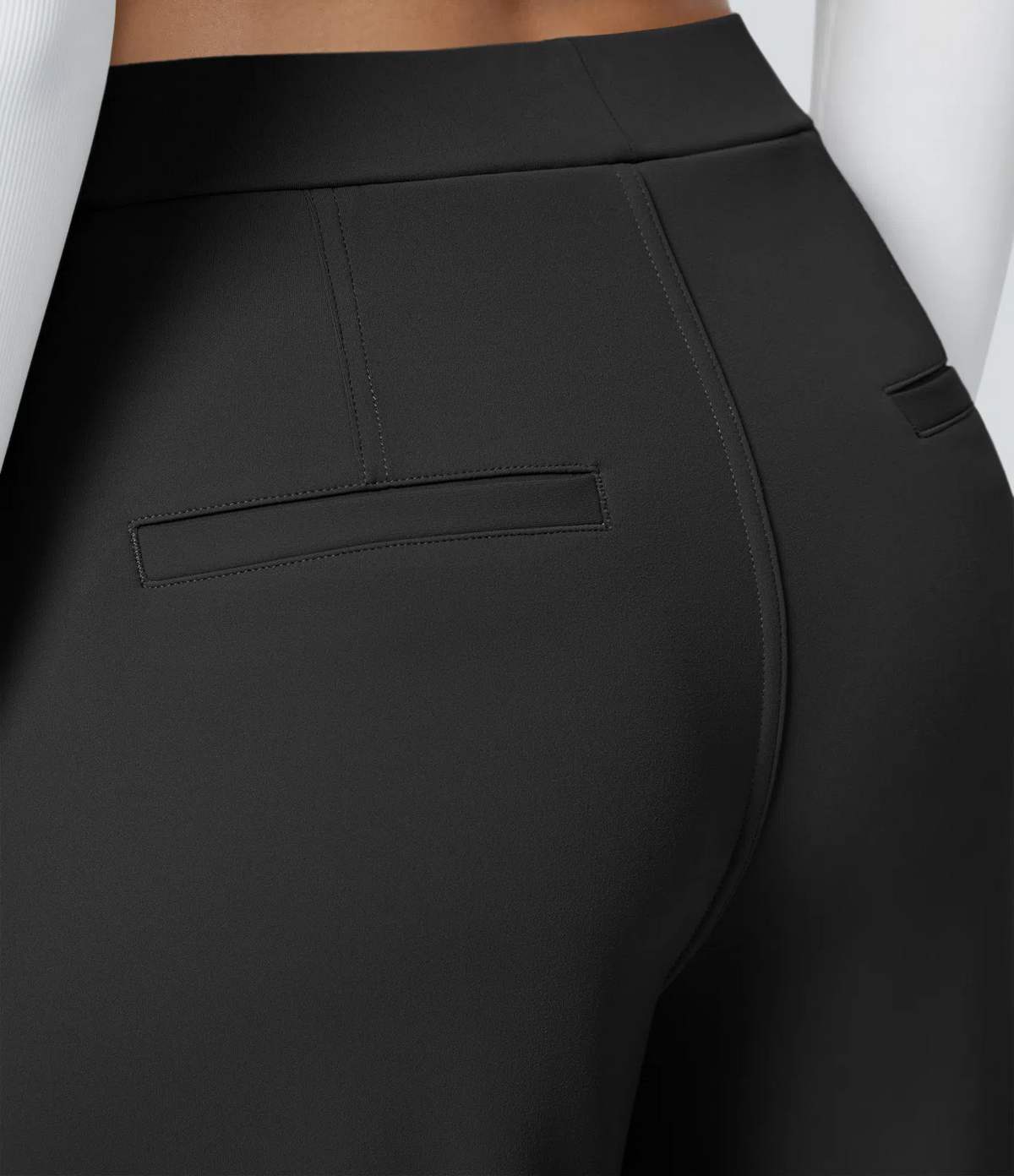 Elegant Stretch Trousers with Pockets