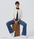 High-Waisted Stretch Bootcut Jeans