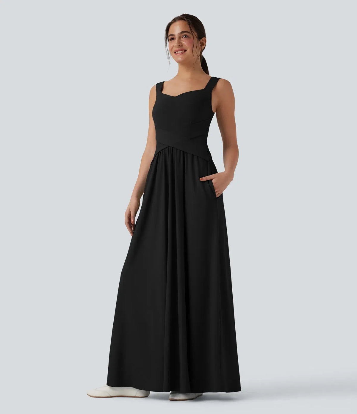 Flowy Maxi Dress with Pockets
