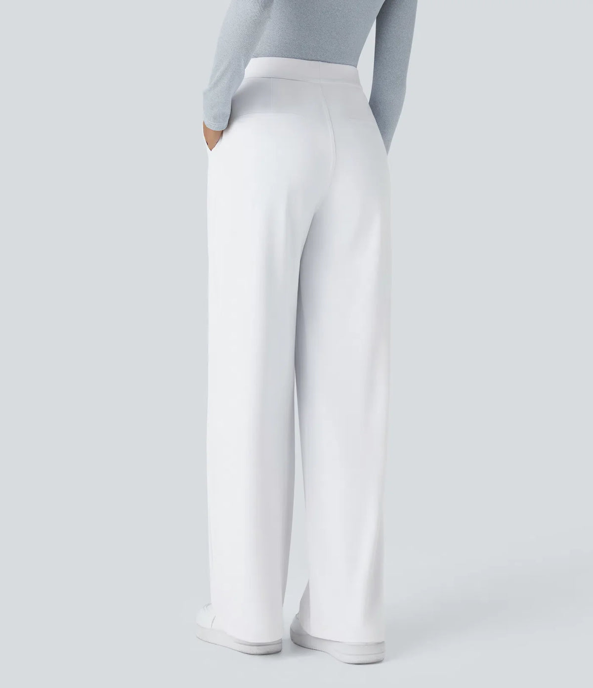 Elegant Stretch Trousers with Pockets