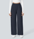 Elegant Stretch Trousers with Pockets
