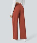 Elegant Stretch Trousers with Pockets