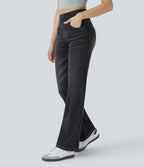 High-Waisted Stretch Bootcut Jeans