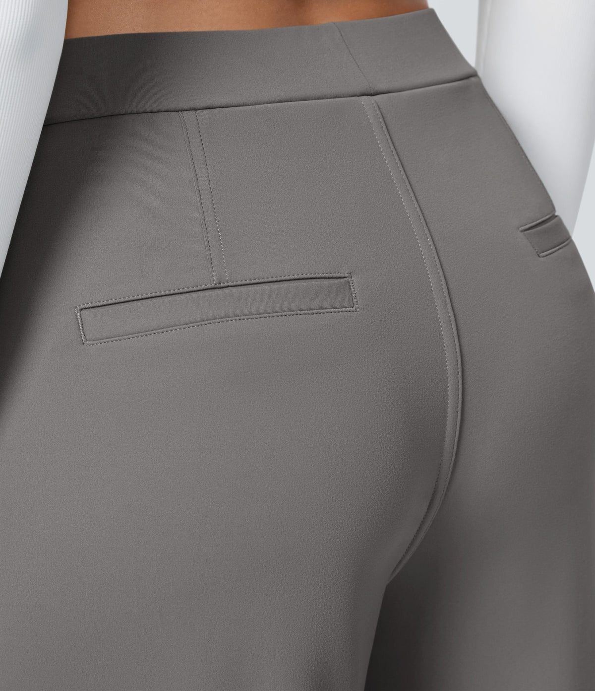 HaloTek Air High-Waisted Straight-Leg Trousers