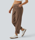 Straight-Leg Corduroy Trousers with Pockets